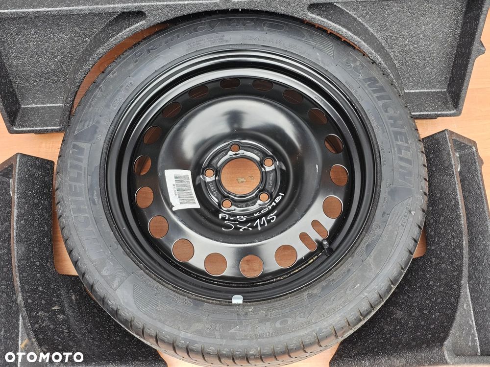 KOŁO DOJAZDOWE ZAPASOWE ZESTAW KLUCZ LEWAREK STYROPIAN OPEL ASTRA J KOMBI 17 CALI 5x115 225/50/17 - 3