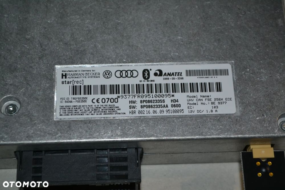 AUDI A4 B6 B7 A3 TT MODUŁ BLUETOOTH 8P0862335S - 3