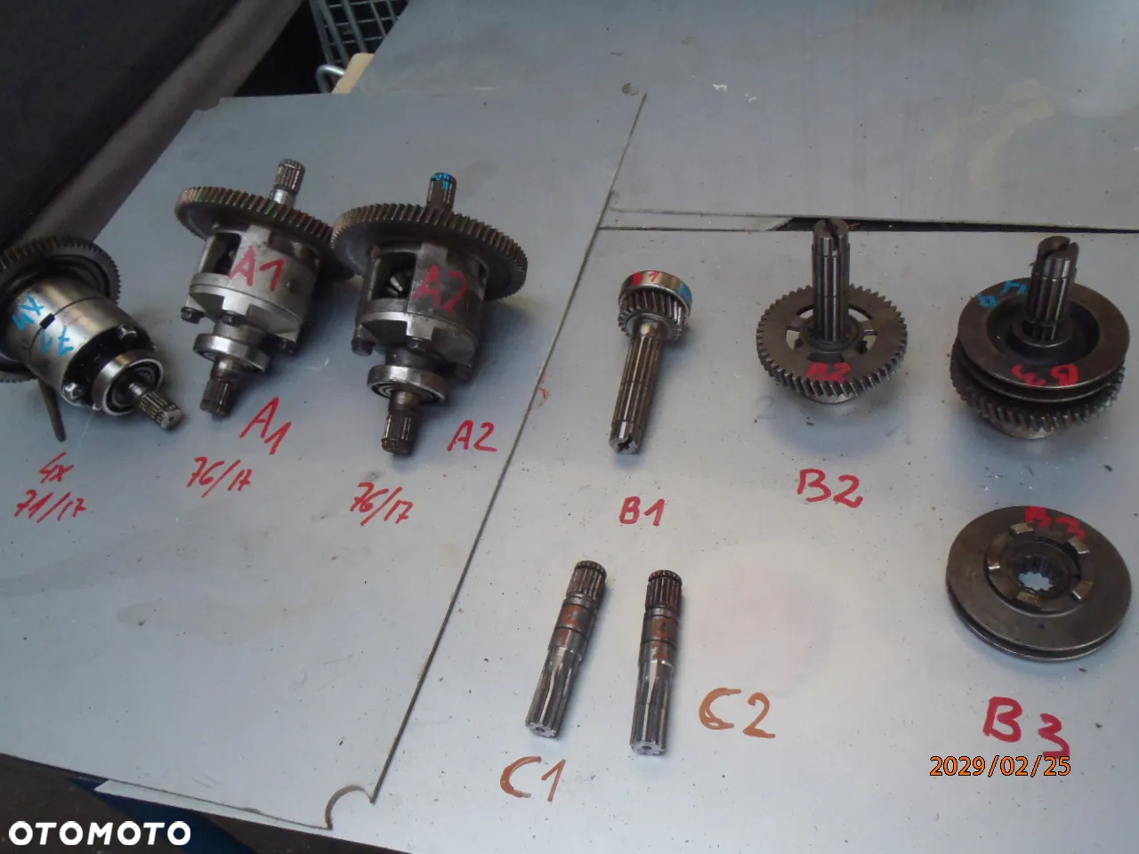 skrzynia biegów tryby frez koło zębatka łożysko napęd mechanizm różnicowy aixam ligier chatenet simpa beriel nova xtoo xtu baroder microcar jDM Grecav Bellier 741 721 751 - 11