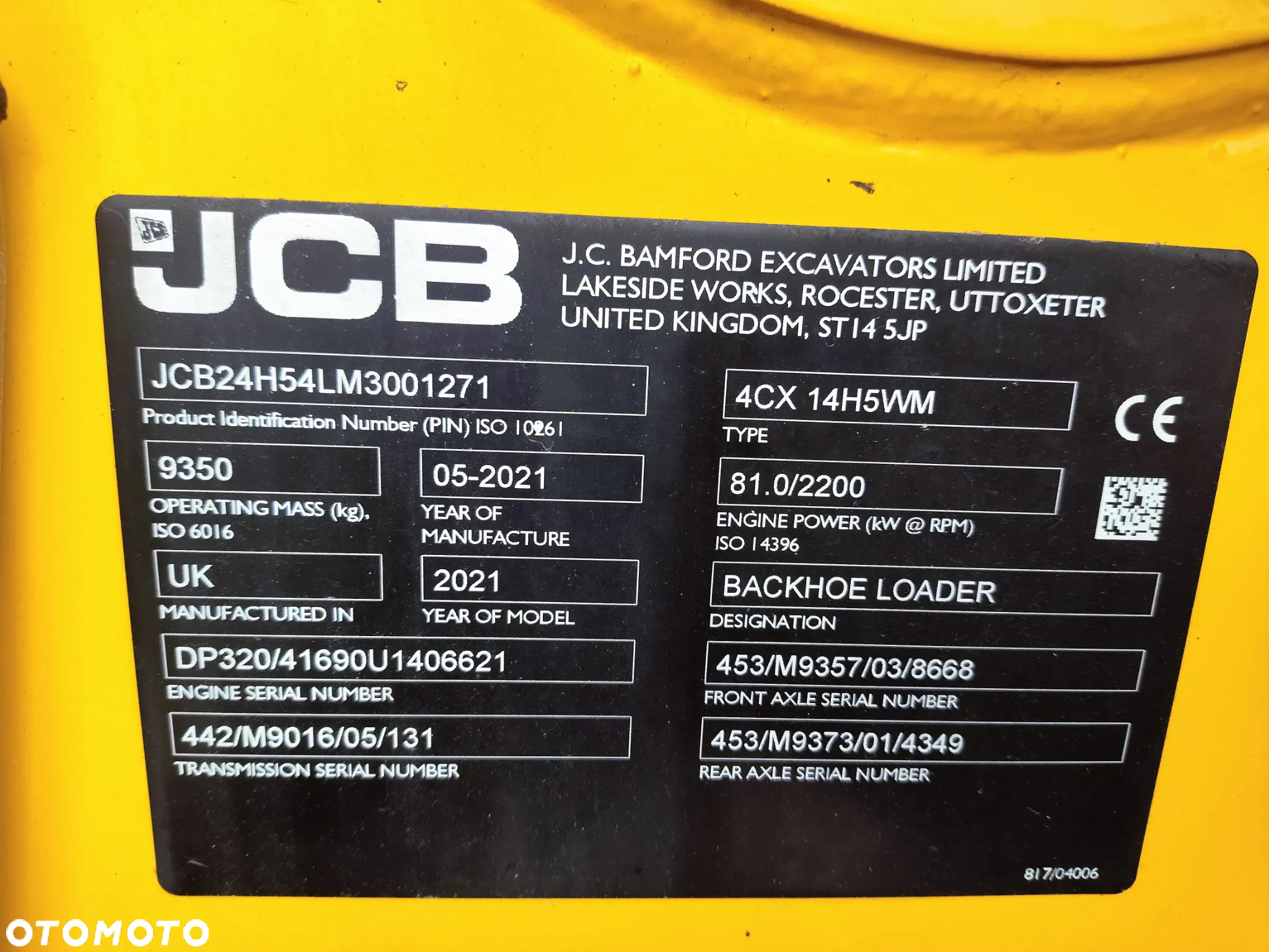 JCB 4CX PRO / NOWY MODEL / TORQUELOCK / POWERRSHIFT / KOPARKO-ŁADOWARKA - 10