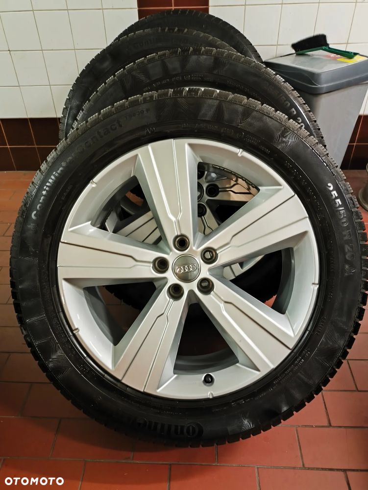 Koła Audi 20' z oponami Continental Premium Contact 255/50/20 opony ponad 7mm - 12