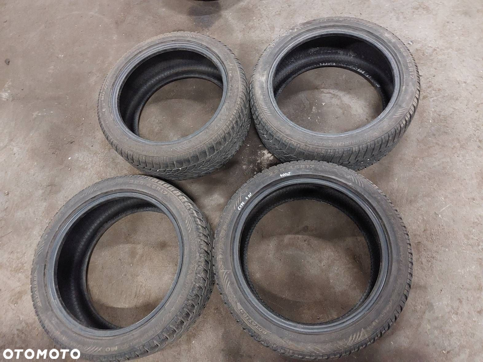 OPONY ZIMOWE 4 SZT 225/45R17 2014R DUNLOP SP WINTER SPORT 4D - 6