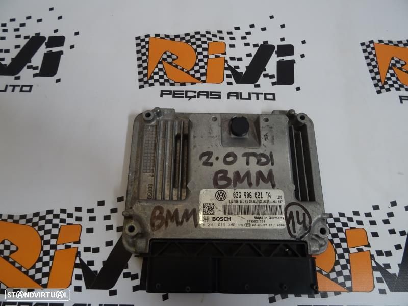 Centralina De Motor Volkswagen Eos (1F7, 1F8)  Centralina 2.0 Tdi / 03 - 1