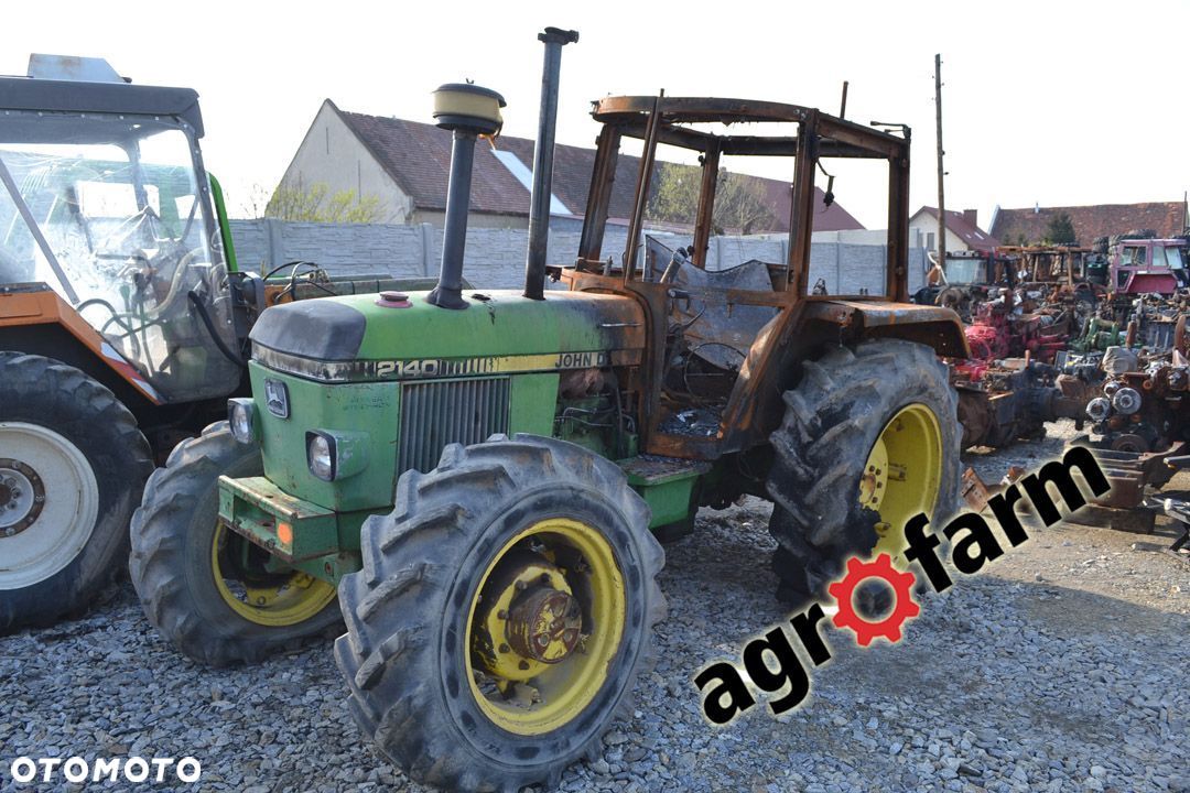 John Deere części używane 2140 1640 2040 silnik most skrzynia zwolnica piasta zębatka koło zębate oś - 1