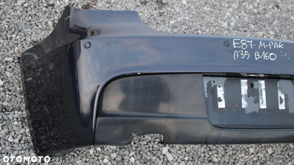 ZDERZAK TYŁ TYLNY M PAKIET BMW E81 E87 A35 MONACOBLAU B160 - 4