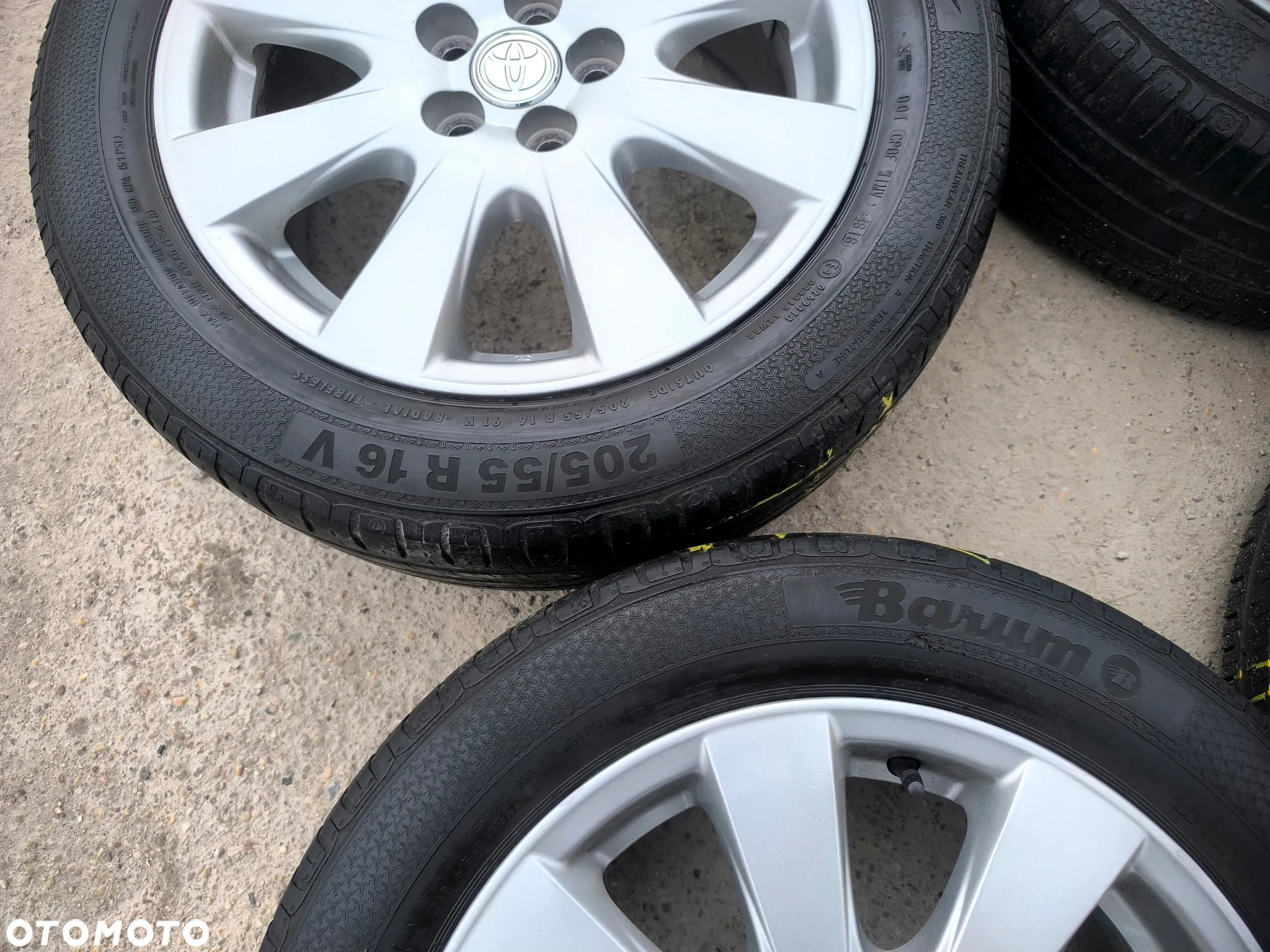 5x100 Felgi Aluminiowe Alufelgi 16 Koła Letnie Lato TOYOTA AVENSIS I II 2 CELICA CARINA E MATRIX PRIUS 4,5mm Legnica ALU-RAD 205/55 - 11