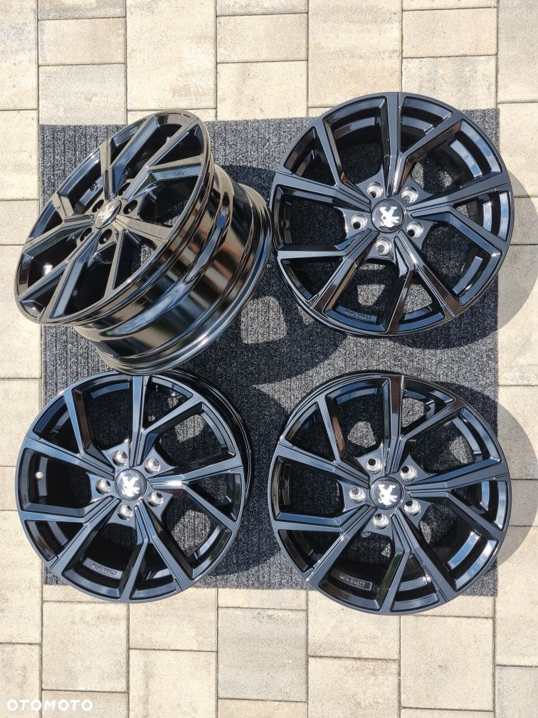 Peugeot 16 " Felgi aluminiowe nowe 5x108 308 Partner 508 Rifter Czarna - 5