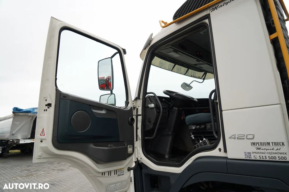 Volvo FMX 420 / 8X4 / BASCULATOR CU 2 LATE / HYDRODOLTA / HYDRODOLTAPA / BODRMATIC / MEILLER KIPPER / I-SHIFT / EURO 5 - 31