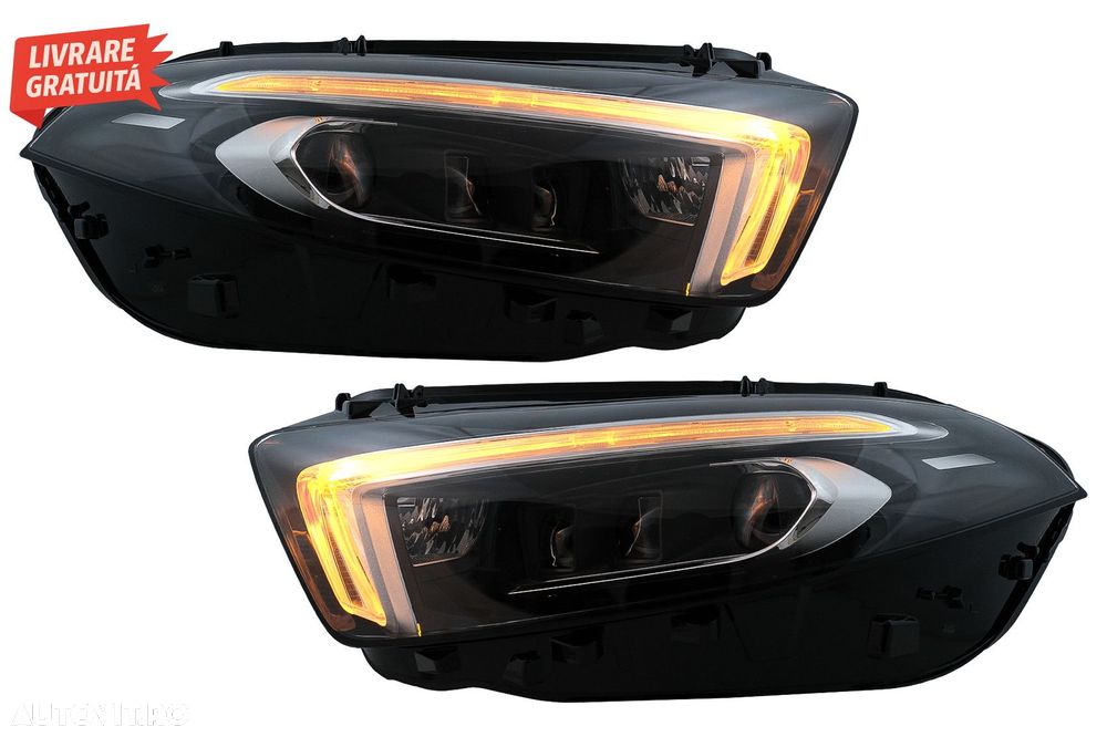Faruri Full LED Mercedes A-Class W177 V177 (2018-2022) Conversie de la - 5