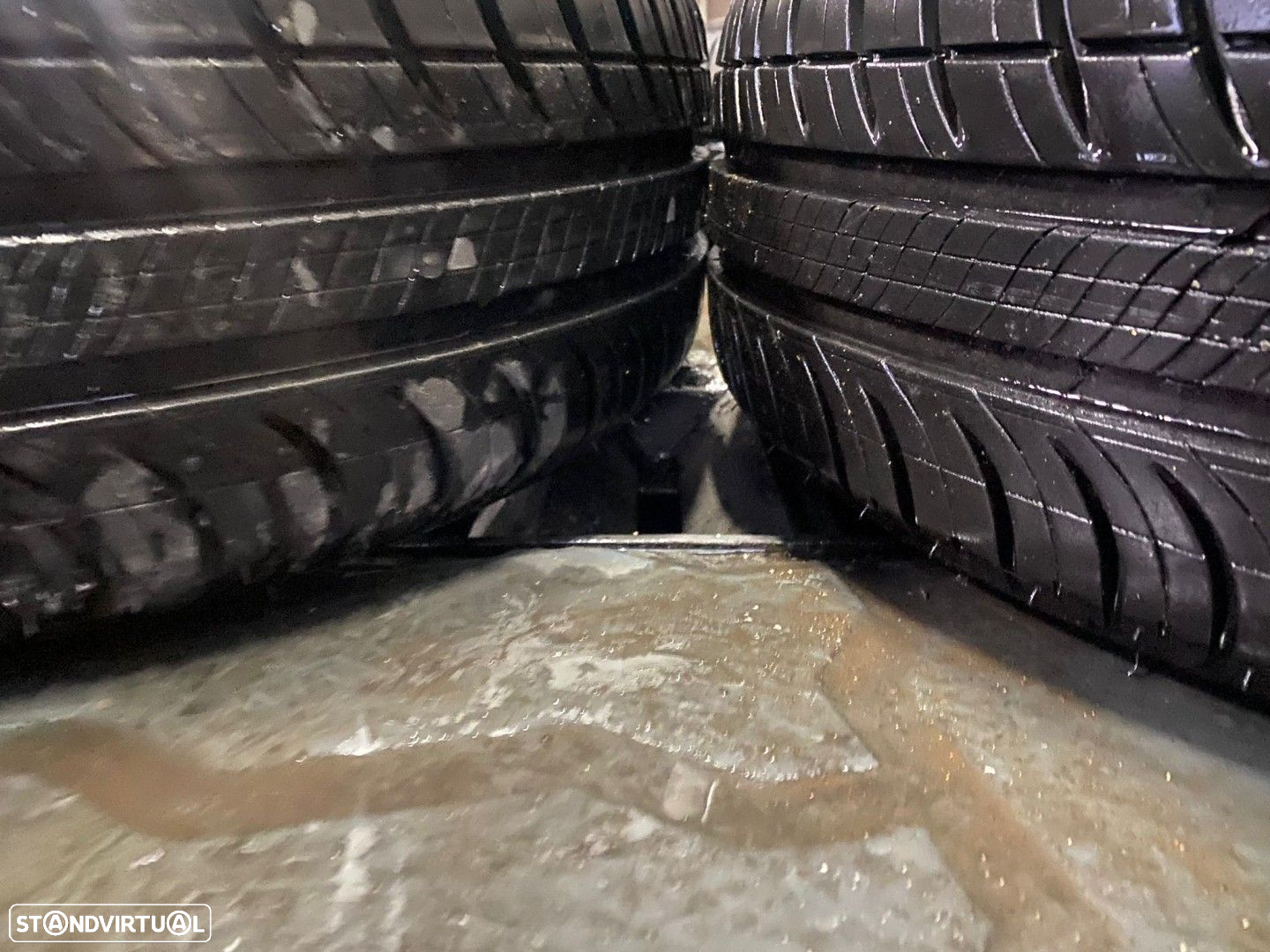 Jantes Rover R14 com pneus 175/55 furação 4x100 - 6