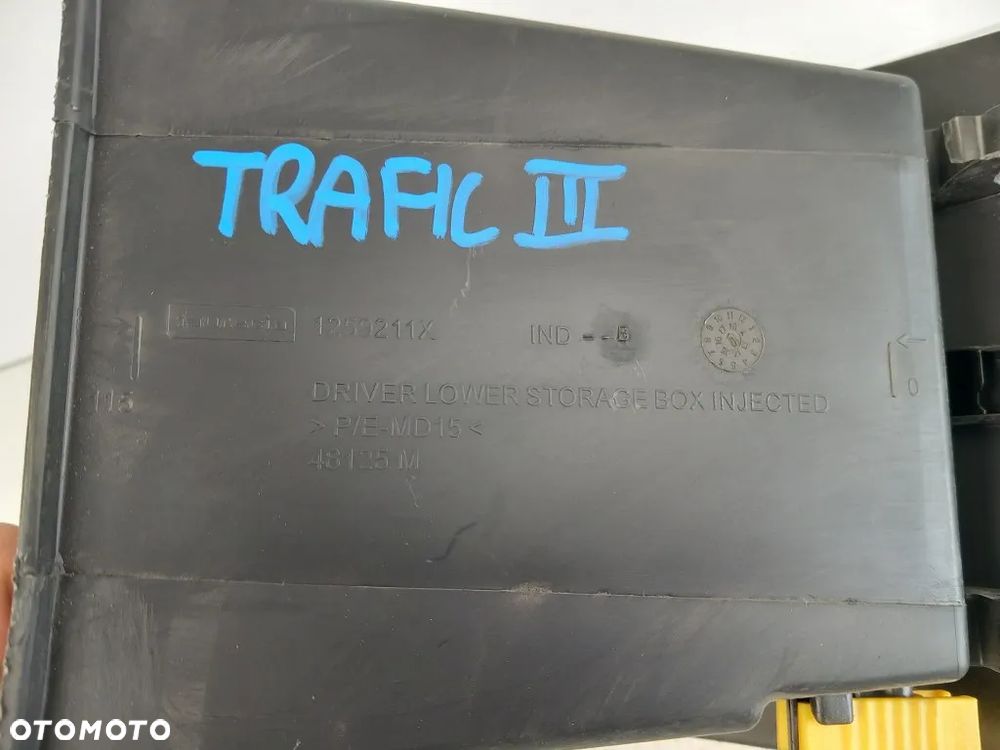 Schowek Konsoli Półka Lewa Kierowcy Renault Trafic III Vivaro B 2018r 1259211X - 5