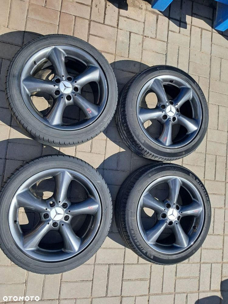 mercedes-benz clk w209 felgi aluminiowe koła lato 17" 5x112 et30 et36 - 1