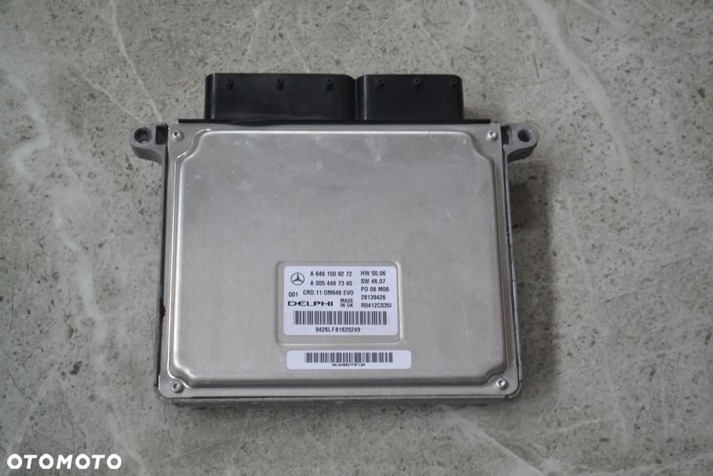 MERCEDES 2,2 CDI KOMPUTER STEROWNIK SILNIKA DELPHI 6461509272 0054467340 - 2