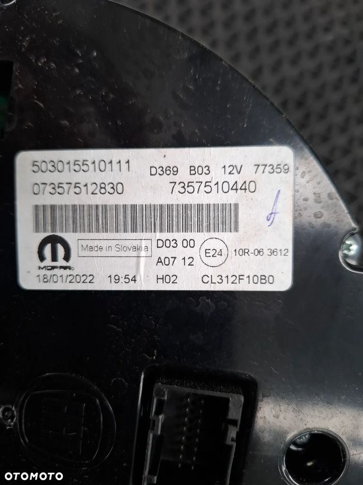 FIAT 500 LICZNIK 503015510111 - 4