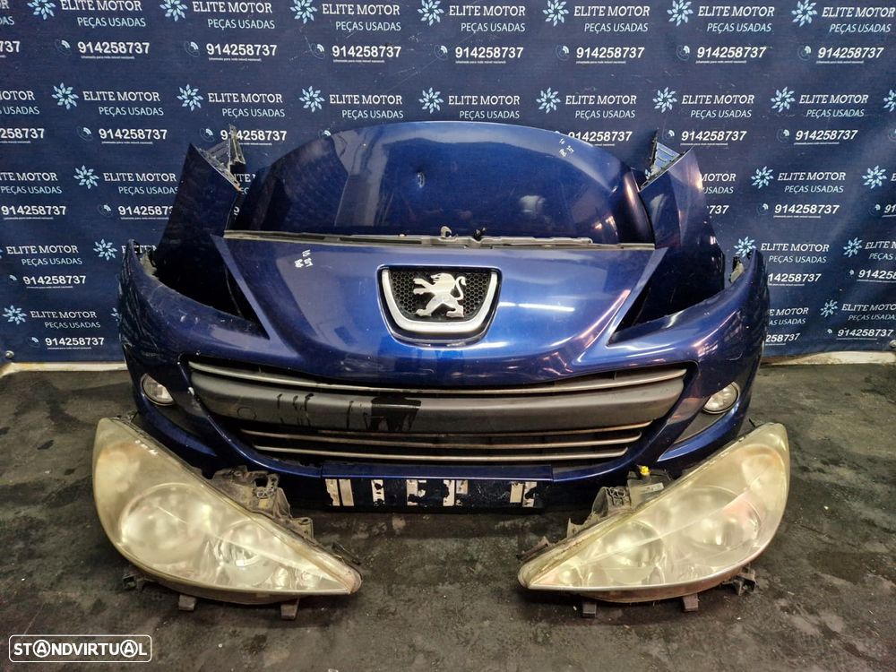 Frente completa usada PEUGEOT 207 1.6 HDI capot parachoques oticas guardalamas - 3