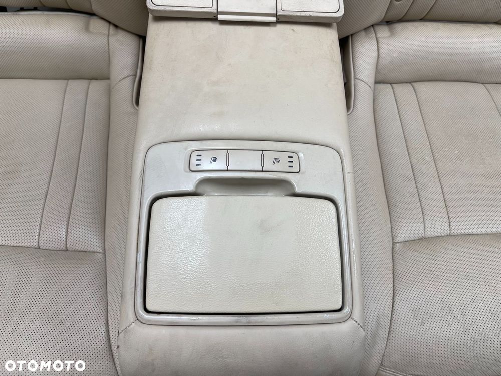 O1 HYUNDAI GENESIS G80 2013 - KANAPA TYŁ AIRBAG GRZANA SKÓRA BEŻOWA WYB - 6
