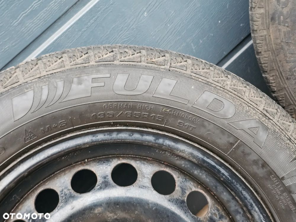 KOŁA FELGI STALOWE 15 OPONY ZIMOWE OPEL VECTRA C SIGNUM ASTRA H MERIVA B ZAFIRA A B 5x110 195/65/15 - 6