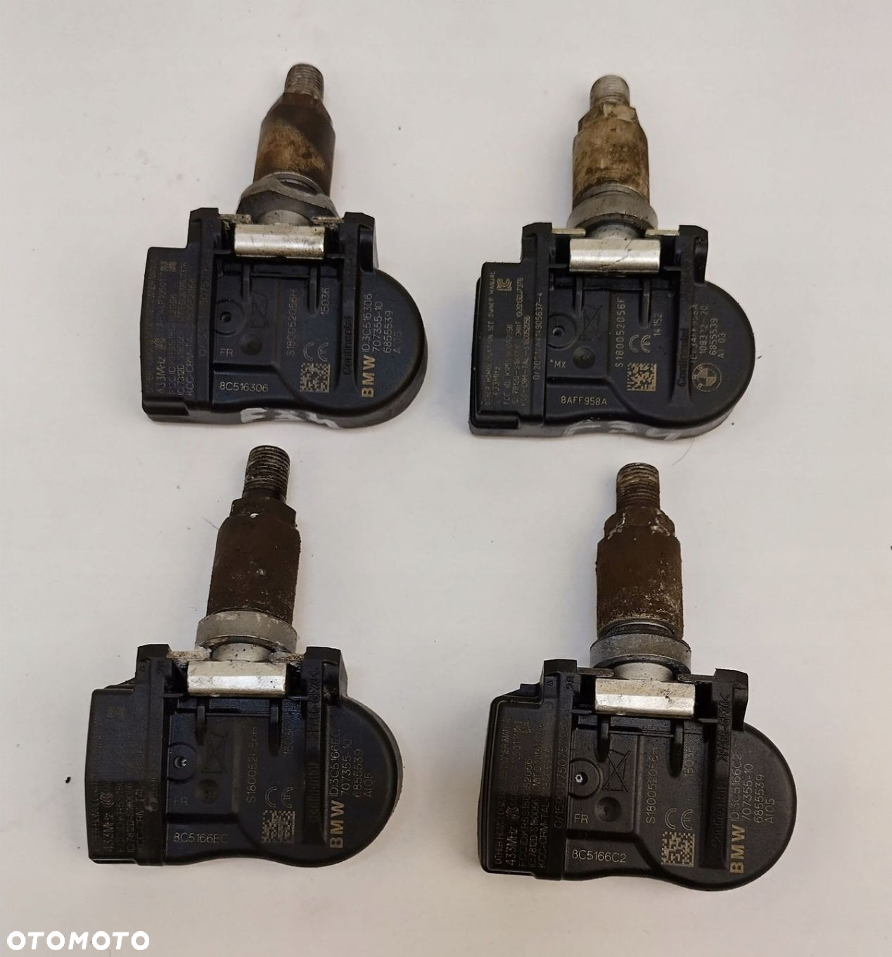 BMW 3 GT F34 CZUJNIK CIŚNIENIA W OPONIE TPMS 707355 6855539 KOMPLET - 2