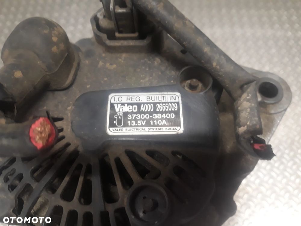 ALTERNATOR HYUNDAI SANTA FE 2,0 16V 2004r VALEO 110A  37300-38400 - 4