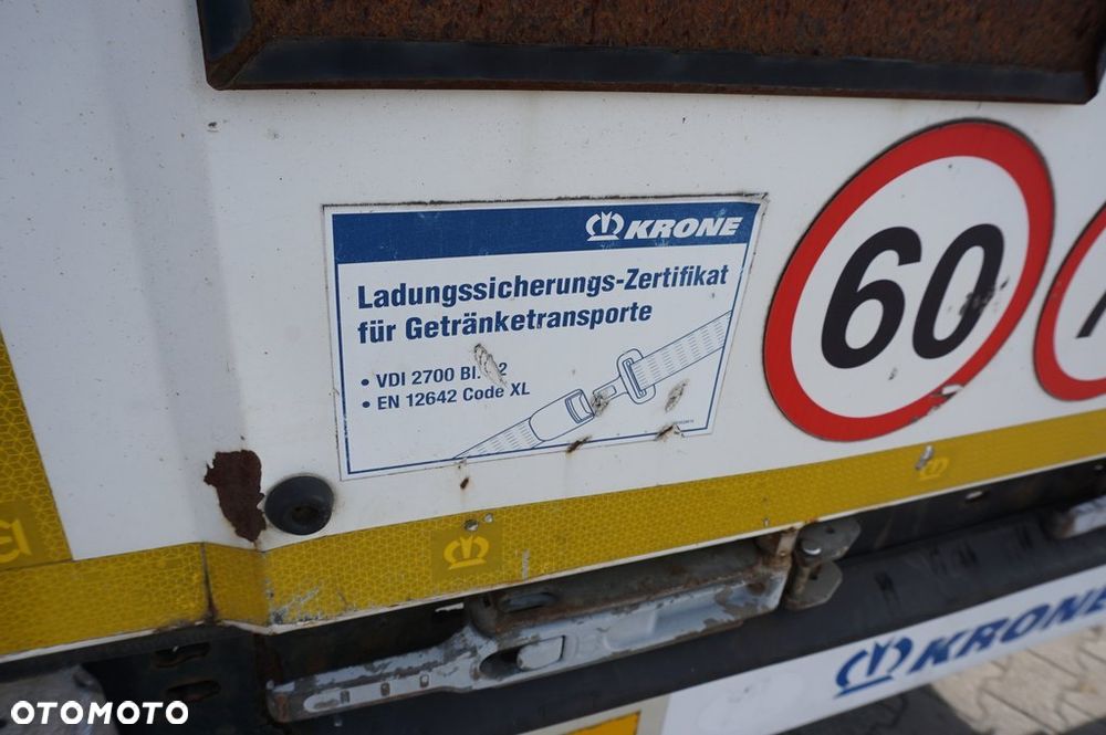 Krone FIRANA PÓŁMEGA 385/55 R 22,5 OŚ PODNOSZONA DACH PODNOSZONY * 2016 * - 8