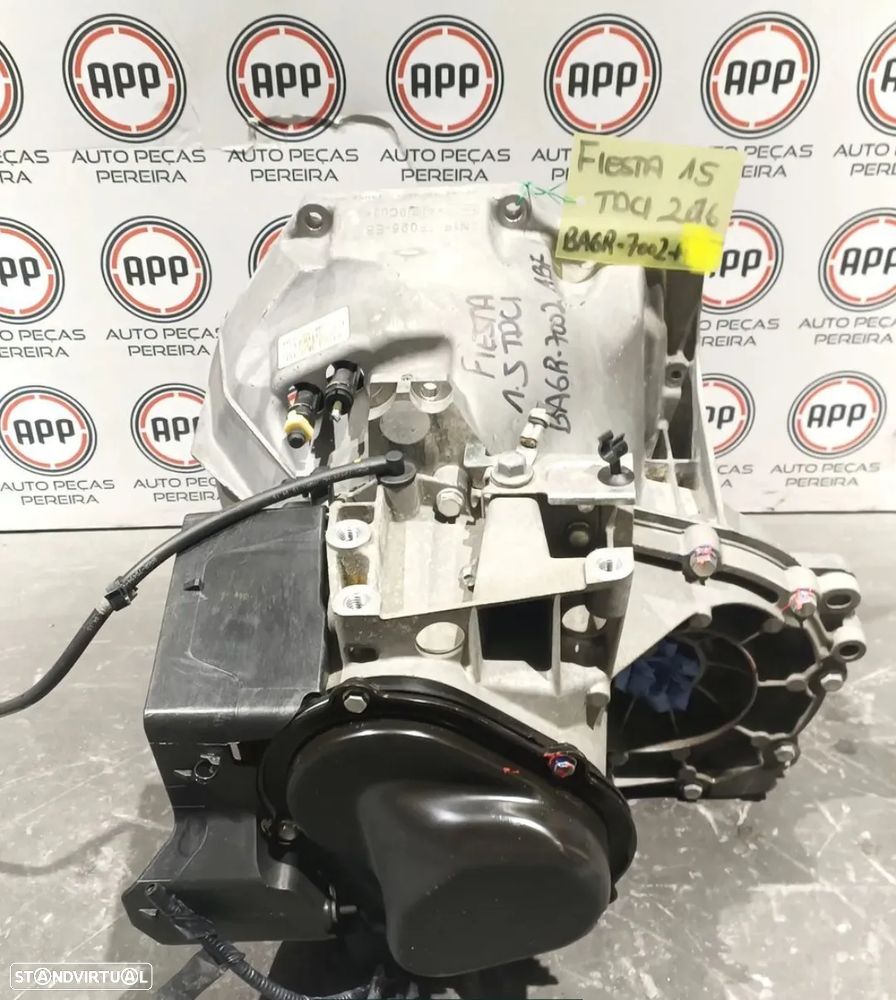 Caixas de velocidades Ford Fiesta Corrier 1.5 TDCI, referências  BA6R 7002 ABB.