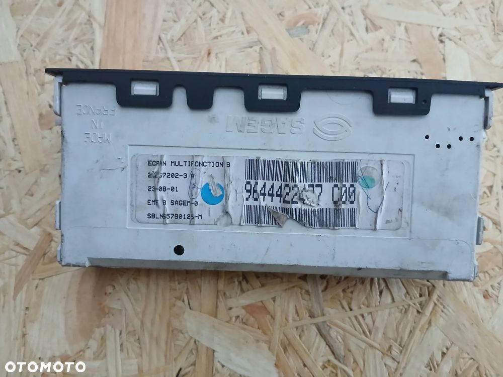 CITROEN C5 I ZEGAREK WYŚWIETLACZ 9644422477 - 3