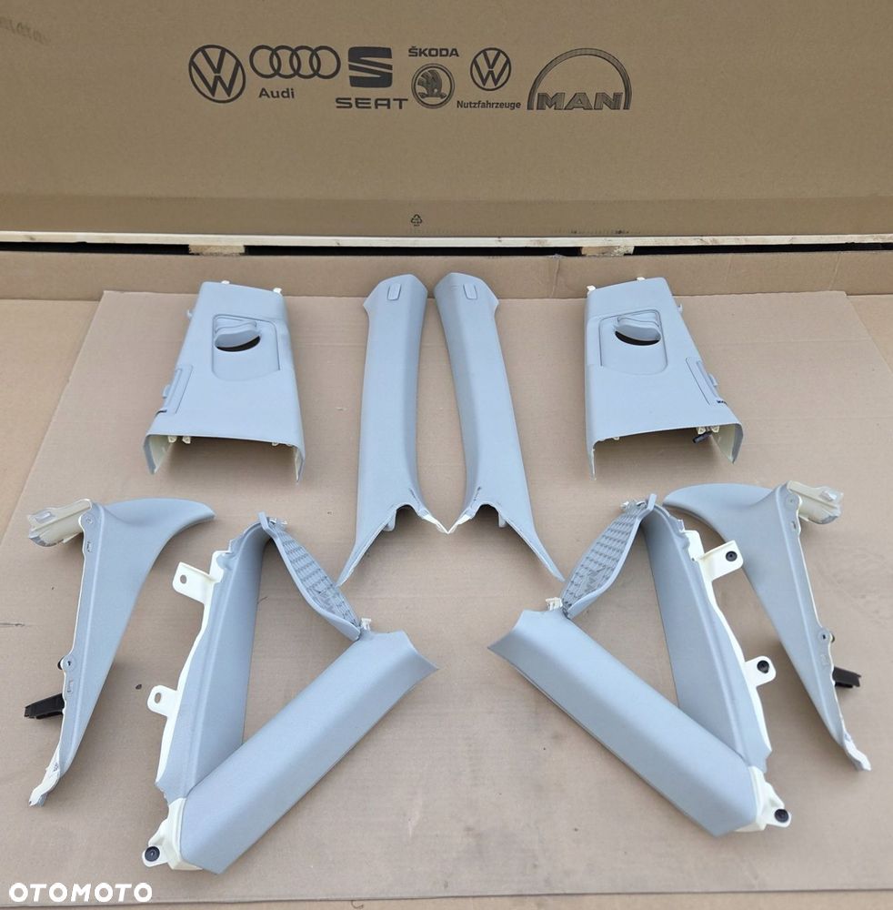 AUDI A7 C7 LIFT OSŁONA POSZYCIA TAPICERA SŁUPKA KOMPLET - 1