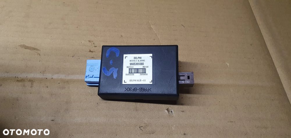 Moduł komputer sterownik alarmu Citroen C5 III 9665369380 - 1