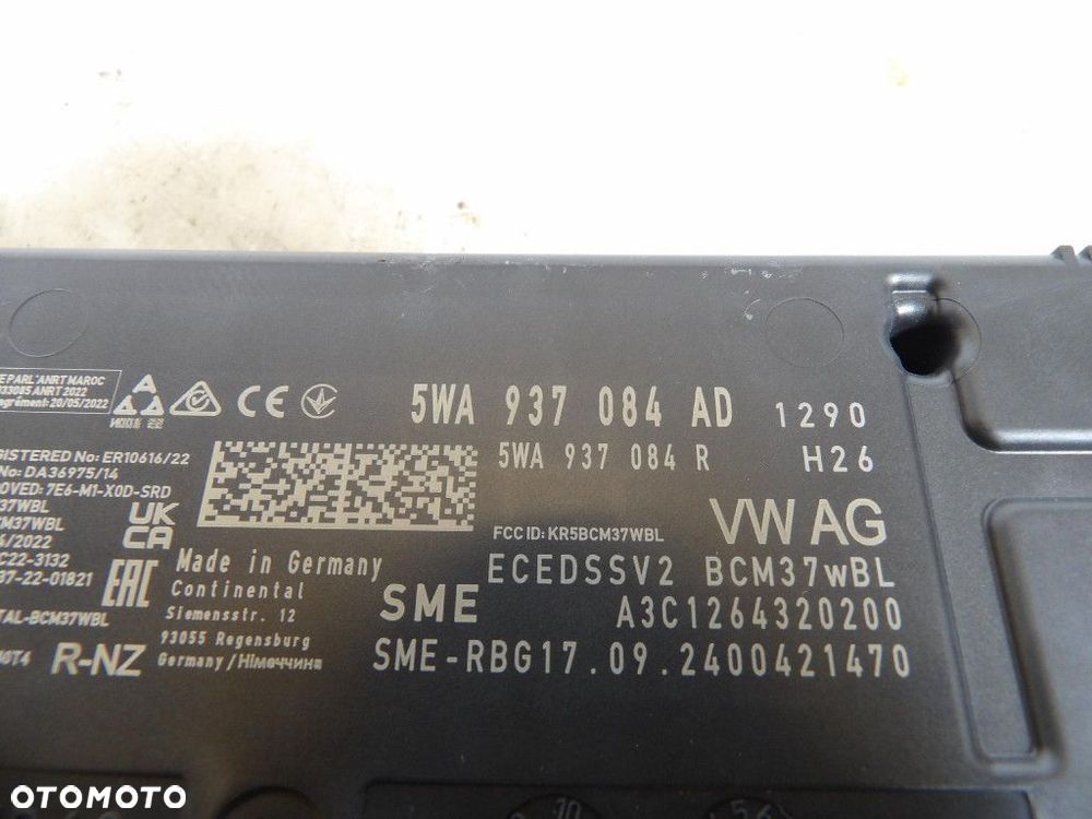 SKODA SUPERB IV 4 MODUŁ KOMFORTU 5WA937084AD - 3