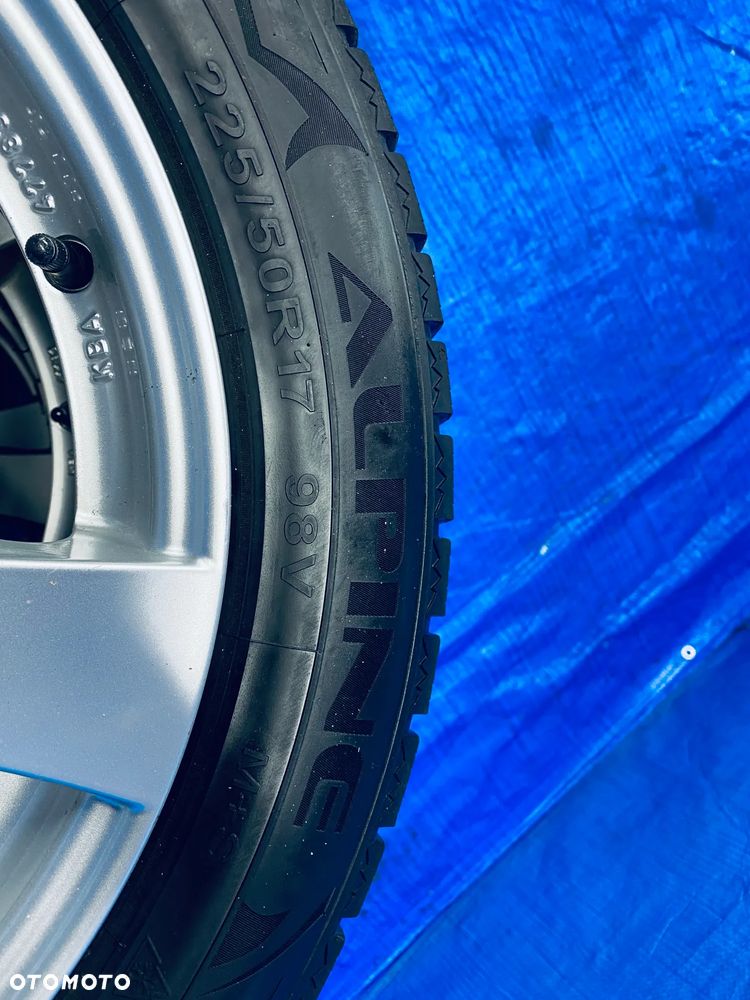 KOŁA KOŁO 17 FELGA ALUMINIOWE ALUSY FELGA 17" x 7J  5X120 ; 67,1mm ET41 KOMPLET ; OPONY ZIMA ZIMOWE ; OPEL INSIGNIA A ; DEZENT ORYGINAŁ - 14