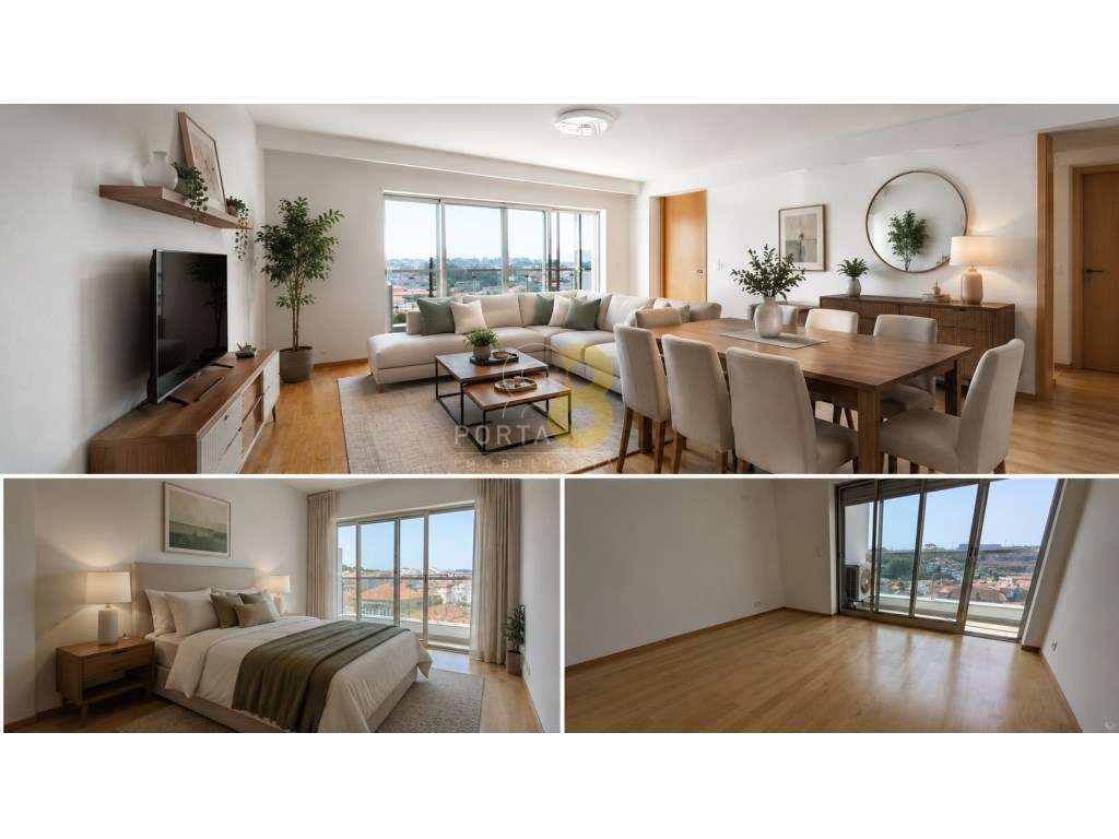 Apartamento T4 com vistas de rio inalteráveis - Vila Nova de Gaia - Grande imagem: 2/26