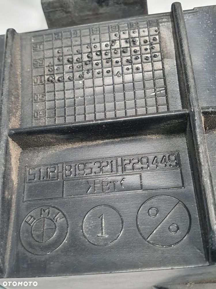 ŚLIZG MOCOWANIE ZDERZAKA LEWY TYŁ BMW 3 E46 8195321 - 4