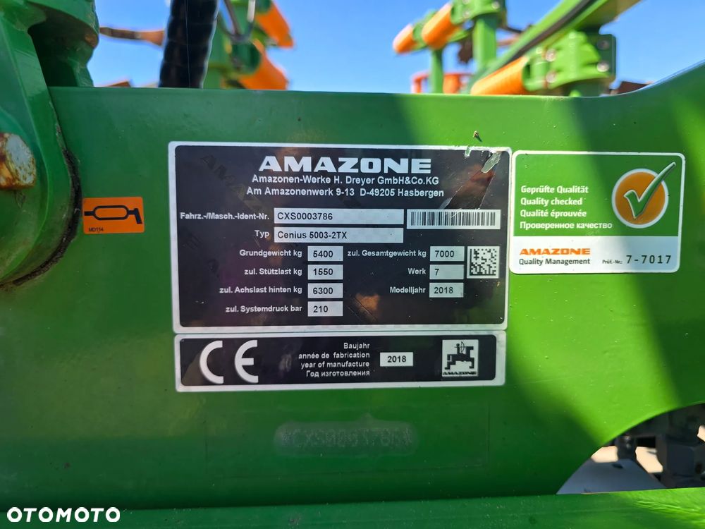 Amazone Cenius 5003 - 2TX - 7
