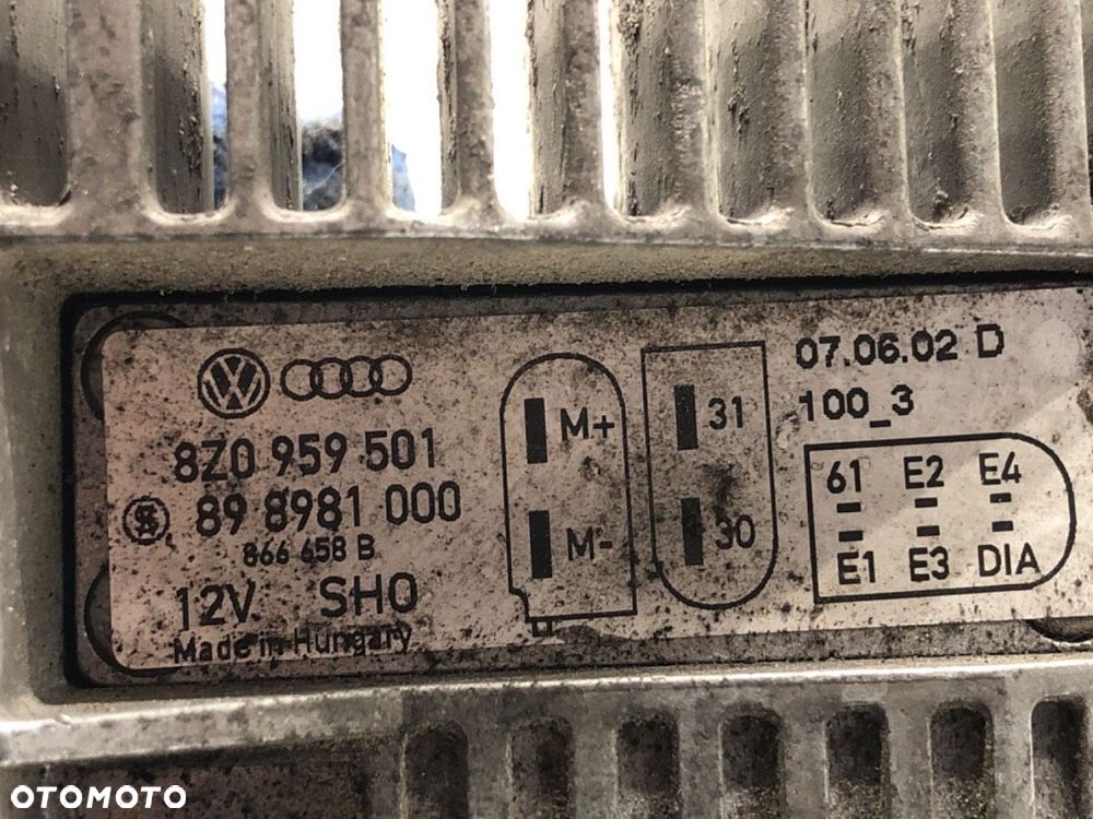 MODUŁ WENTYLATORA - 179.00 PLN - AUDI A2 (8Z0) 2000 - 2005 1.4 TDI 55 kW [75 KM] olej napędowy - 4