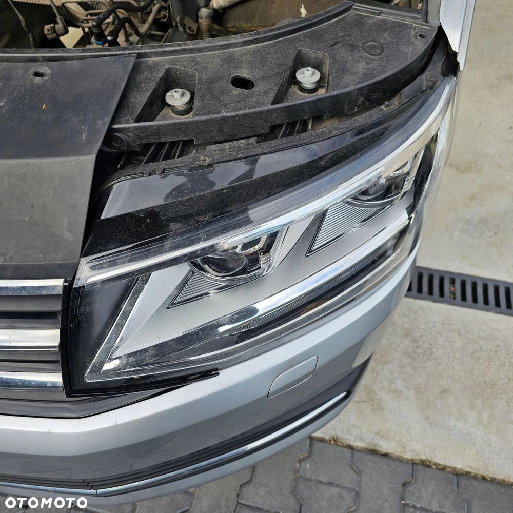VW T6 MULTIVAN kompletny przód zderzak błotnik lampy FULL LED LA7W - 7