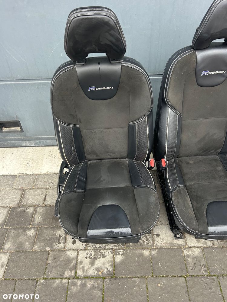 Volvo v-40 II R-Design komplet foteli fotele skóra tapicerka   2012-2016 - 14