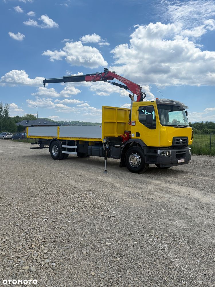 Renault C 320 SKRZYNIA 7.40m HDS FASSI F120B.1.22 + PILOT / 4x2 / STAN BDB - 14