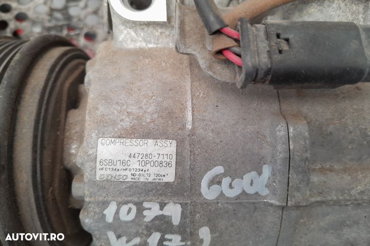 Compresor AC 6SBU16C Mercedes-Benz A-Class W168 [1997 - 2001] Hatchba - 2