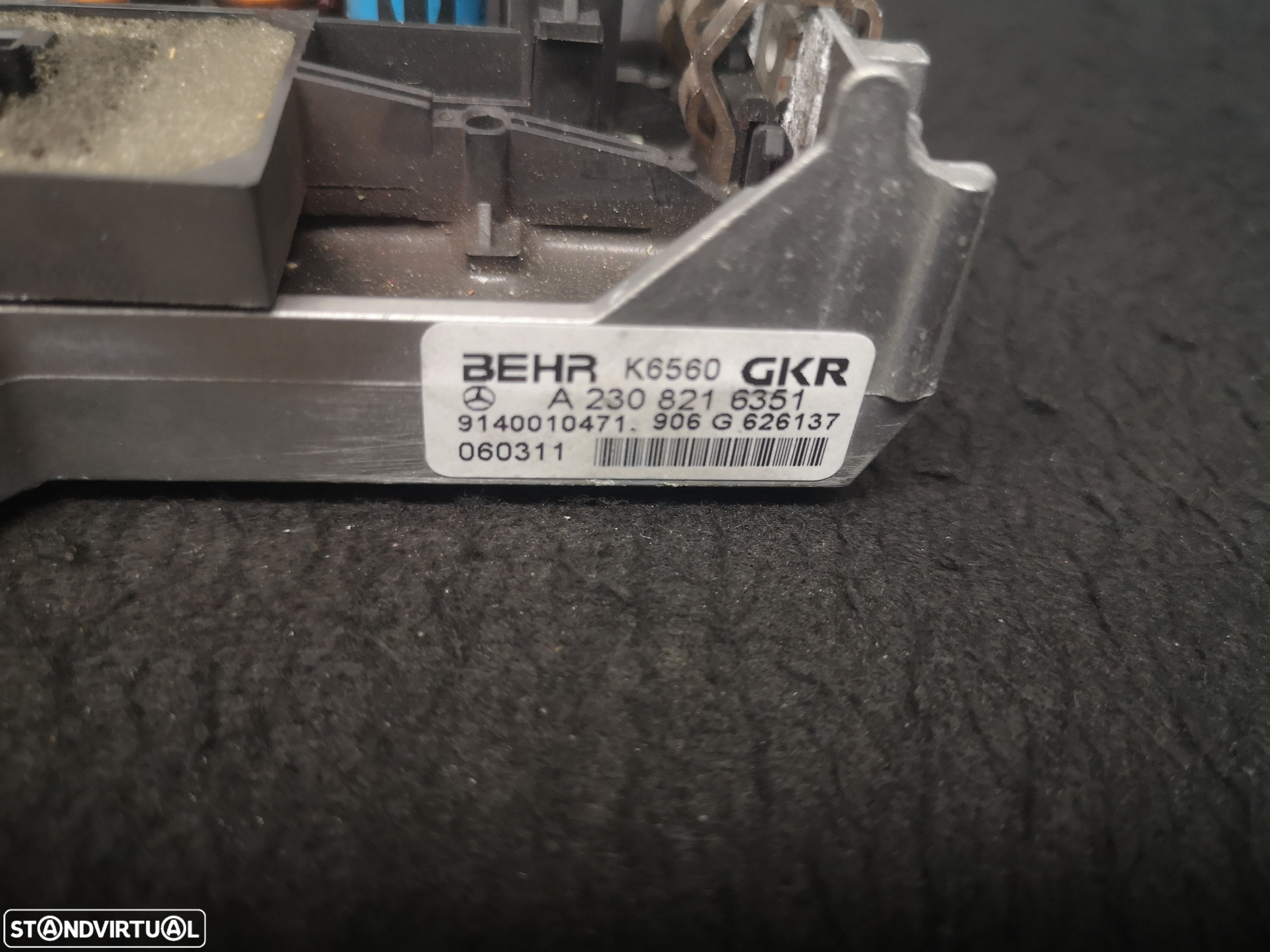 Resistência sofagem modulo sofagem Mercedes w211 class e 2003-2009 - 3