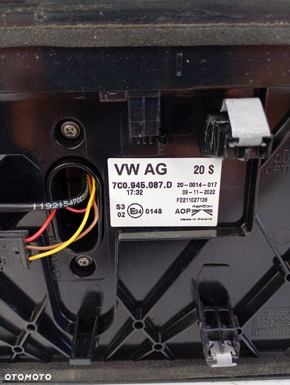 kamera cofania trzecie światło stop vw crafter II 7c man tge 2023r 7C0945087D - 3