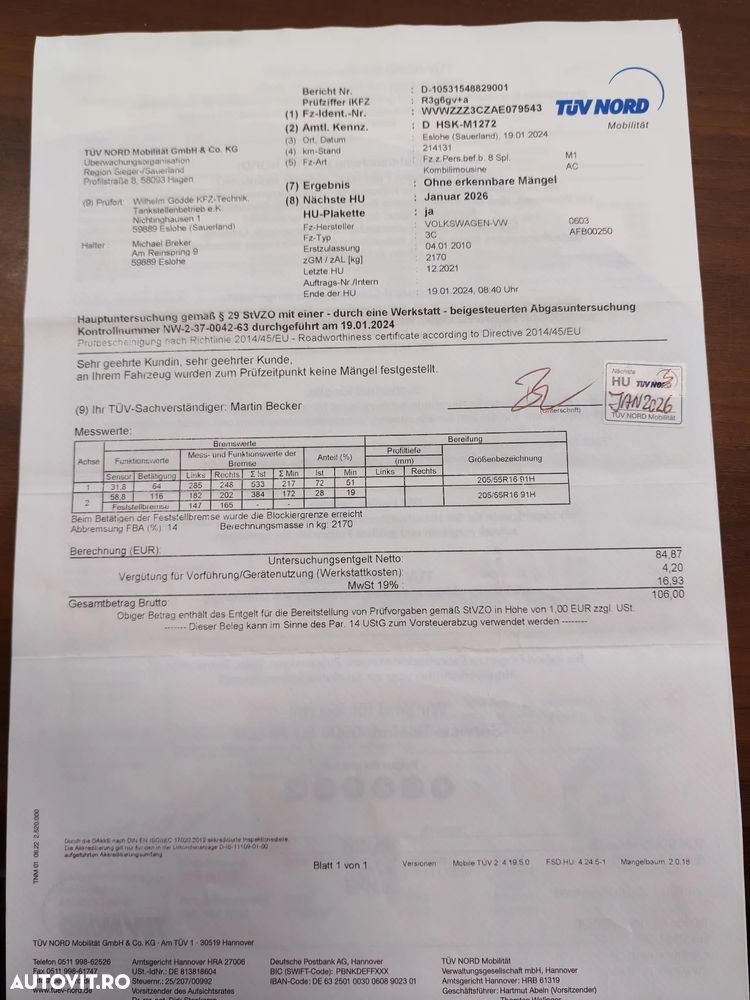 Volkswagen Passat Variant 2.0 TDI DPF Comfortline - 26