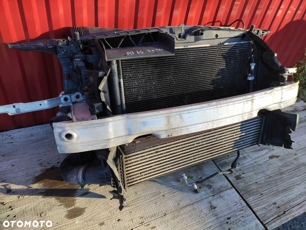 AUDI A7 4G 3.0 TDI CRT AUTOMAT PAS PRZEDNI WZMOCNIENIE CHŁODNICE WENTYLATOR - 2