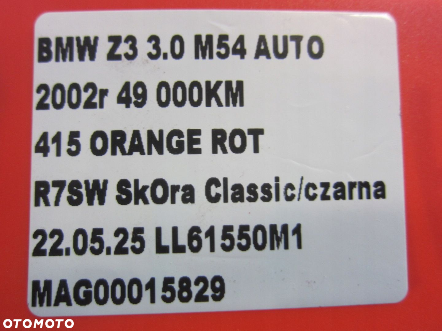 BMW Z3 E36 CABRIO 3.0 M54 WAHACZ TYLNY LEWY ZWROTNICA LEWA 33321094761 LIFT - 8