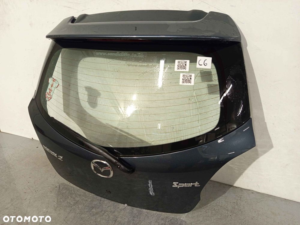 + KLAPA TYŁ TYLNA BAGAŻNIKA MAZDA 2 DE TS 36C SZARA GRAFITOWA - 2