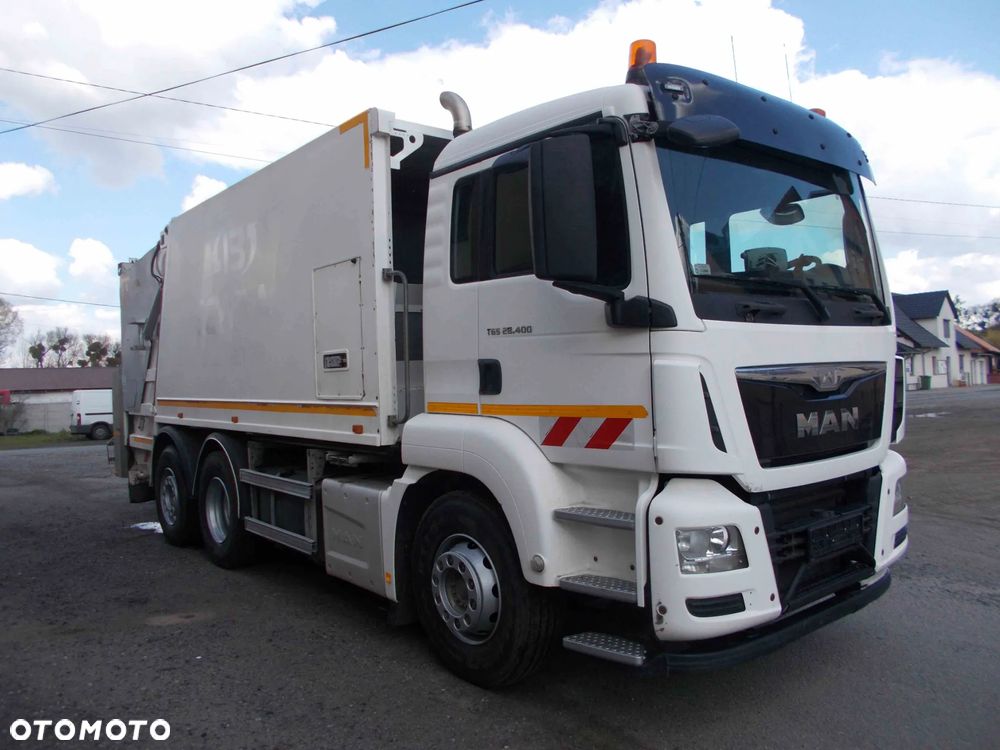 MAN TGS Śmieciarka FAUN Euro 6 Szeroki Niski Wrzutnik - 5