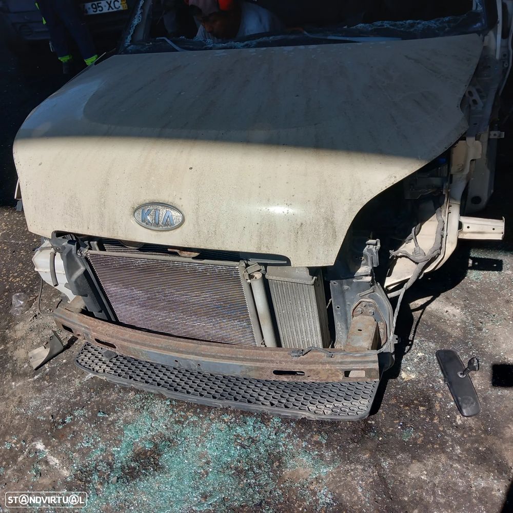 Frente com radiadores e capot kia soul - 1