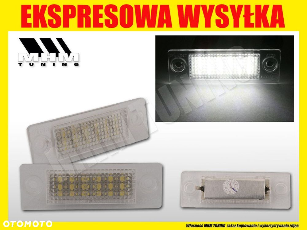 podswietlenie led vw golf plus 5m0 skoda superb i - 2