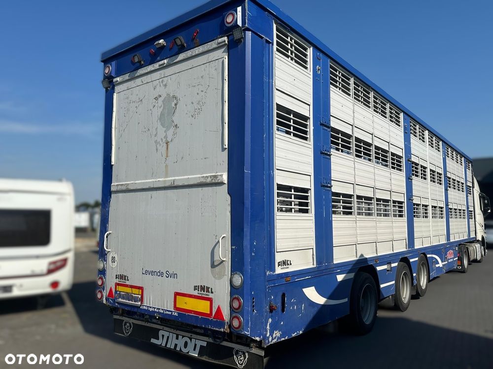 Volvo FH 460 EURO 6 + FINKL 3-POZIOMOWA | PODNOSZONY DACH | POIDŁA | WENTYLATORY - 7