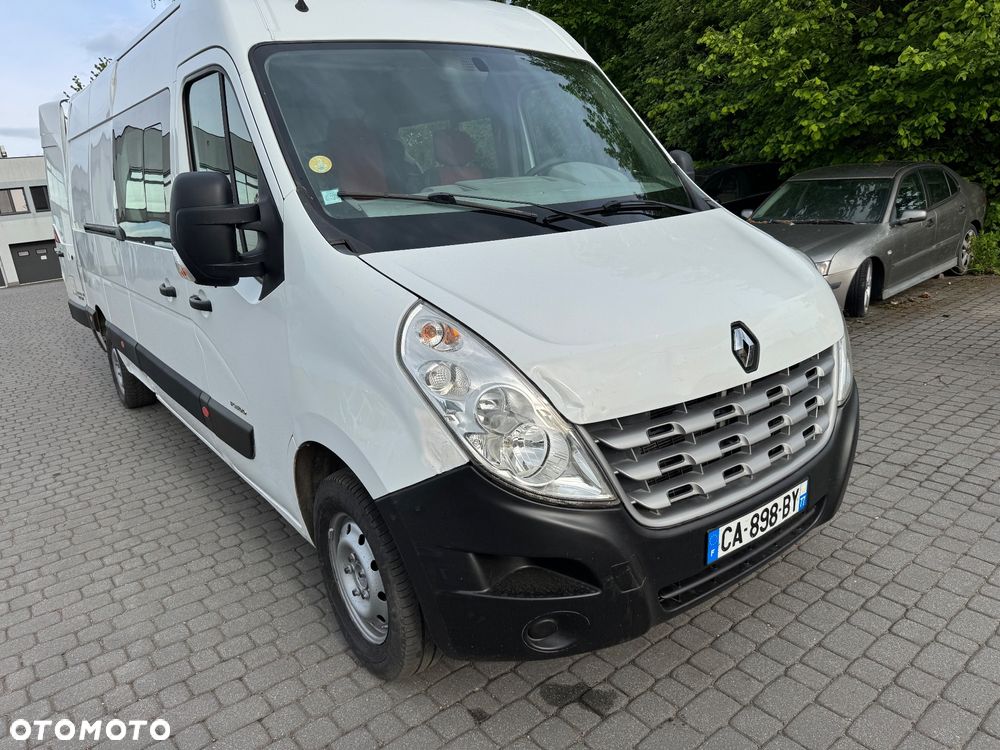 Renault Master Długi Brygadówka 7 Osobowa 2011. Paka 2.7m - 3