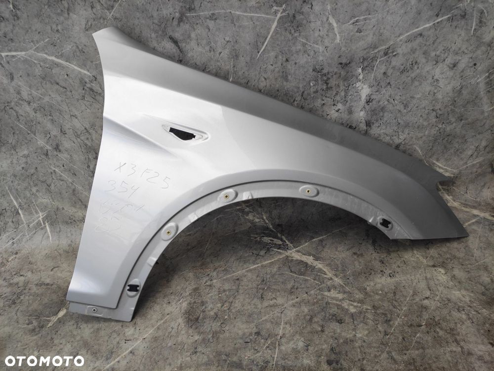 BŁOTNIK PRAWY PRZÓD PRZEDNI BMW X3 F25 354 TITANSILBER